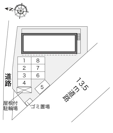 ★手数料０円★鴻巣市筑波２丁目　月極駐車場（LP）